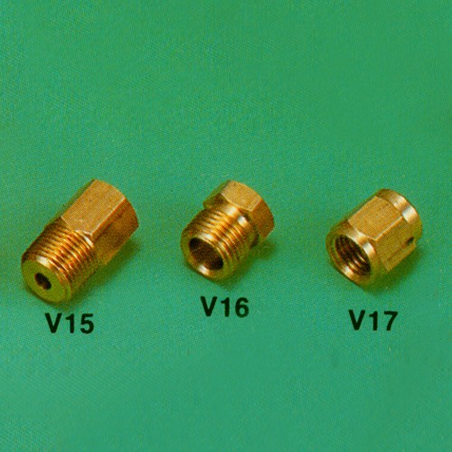 車床製品銅接頭-V15. V16. V17